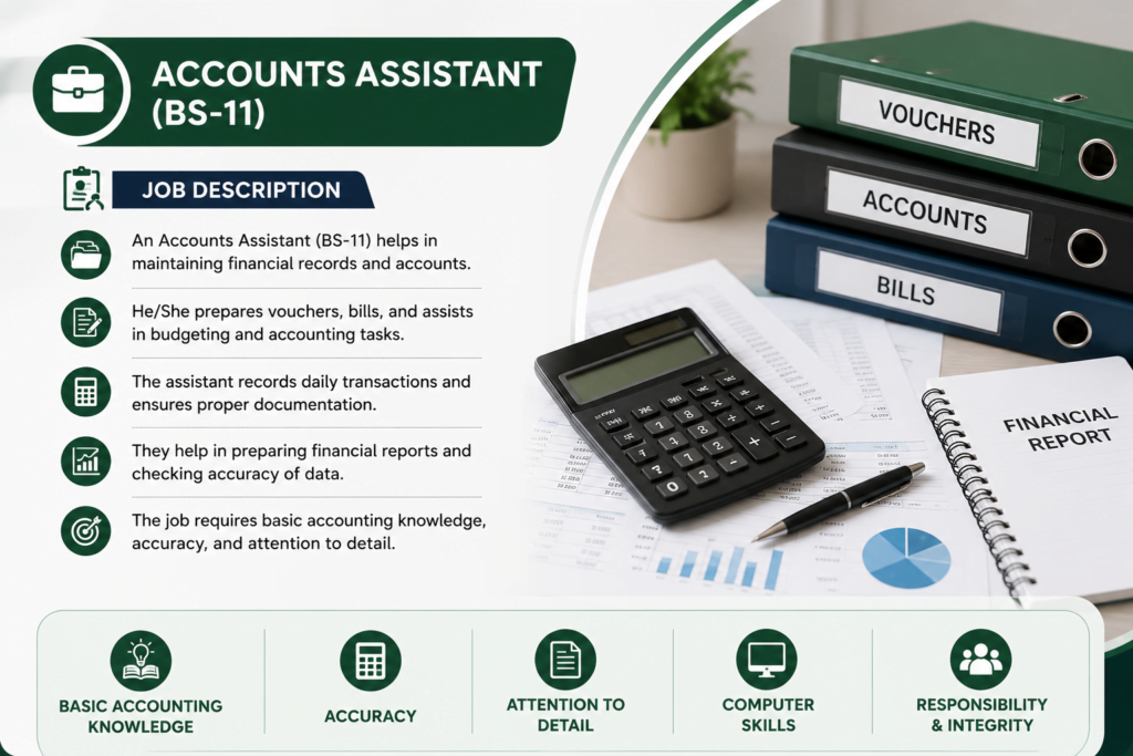 An Accounts Assistant (BS‑11)